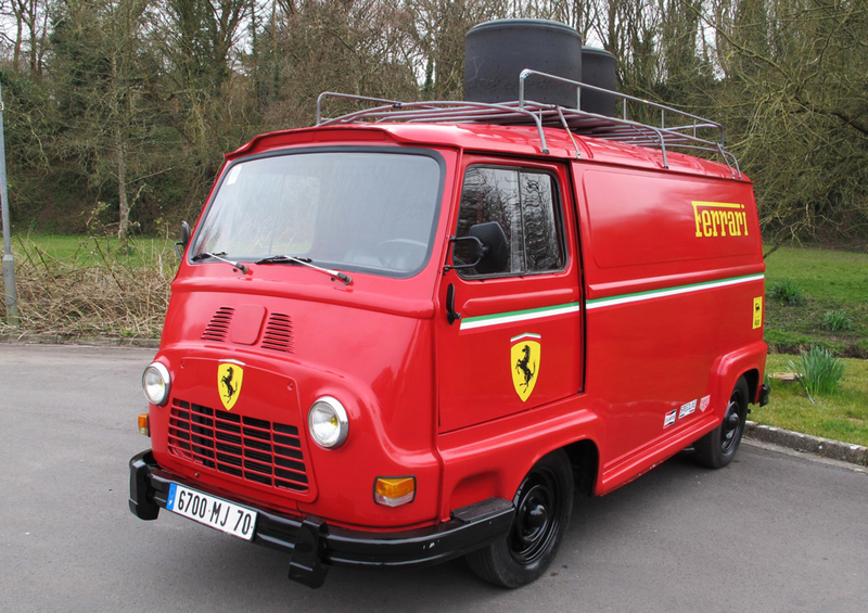 Illustration for article titled Niki Lauda's Ferrari Van From Rush Is Up For Grabs